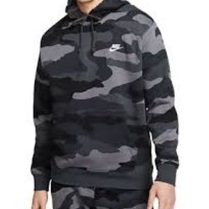 Nike camo zip hoodie M